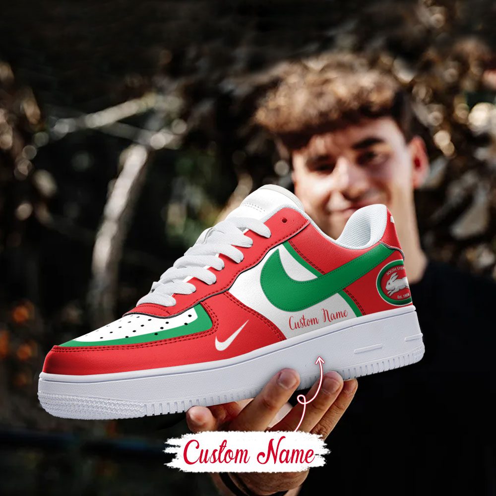 South-Sydney-Rabbitohs-Air-Low-Top-Sneakers-AF1-Limited-Shoes-ARA1003 South Sydney Rabbitohs Air Low-Top Sneakers AF1 Limited Shoes ARA1003