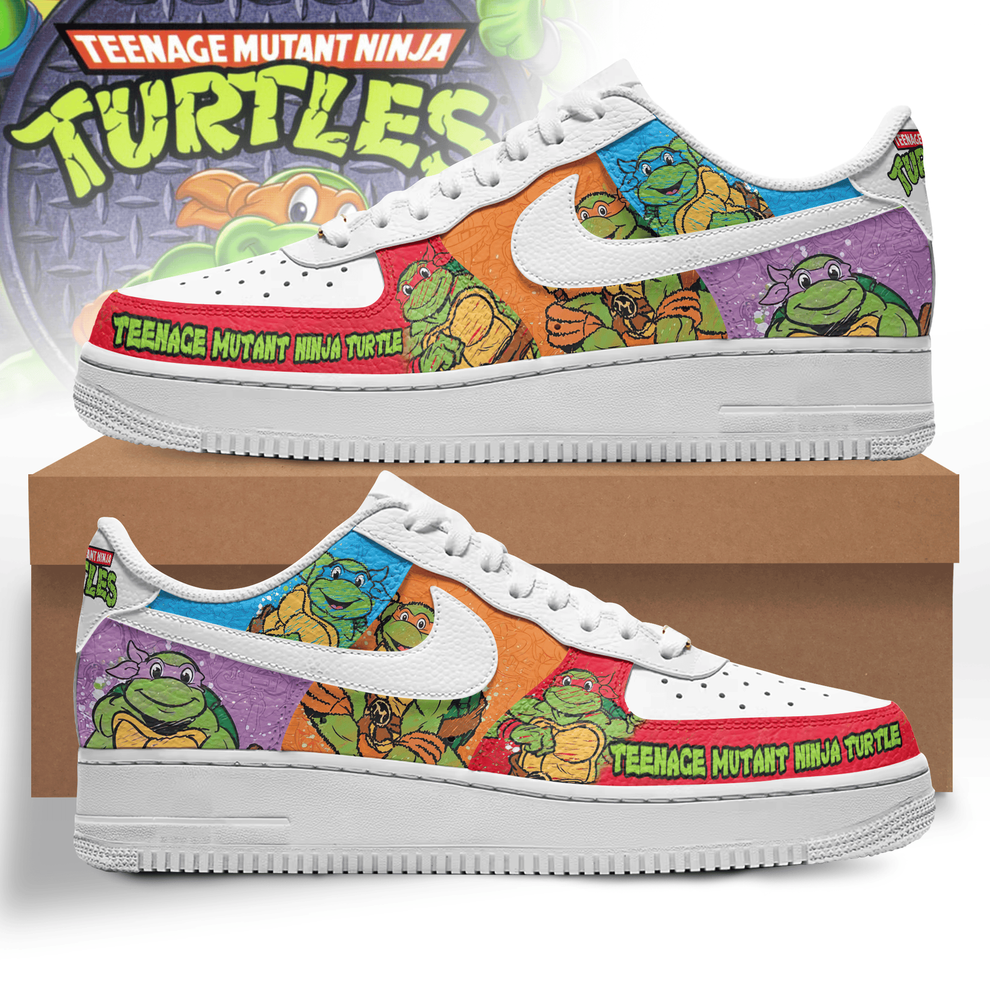 Teenage-Mutant-Ninja-Turtles-Air-Low-Top-Sneakers-AF1-Limited-Shoes-ARA1160 Teenage Mutant Ninja Turtles Air Low-Top Sneakers AF1 Limited Shoes ARA1160