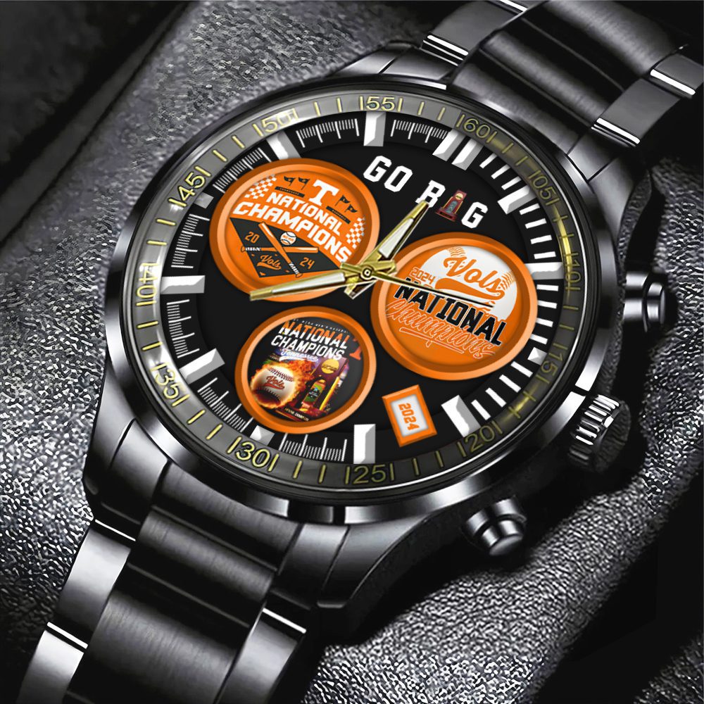 Tennessee-Baseball-Black-Fashion-Watch-FTV2023 Tennessee Baseball Black Fashion Watch FTV2023