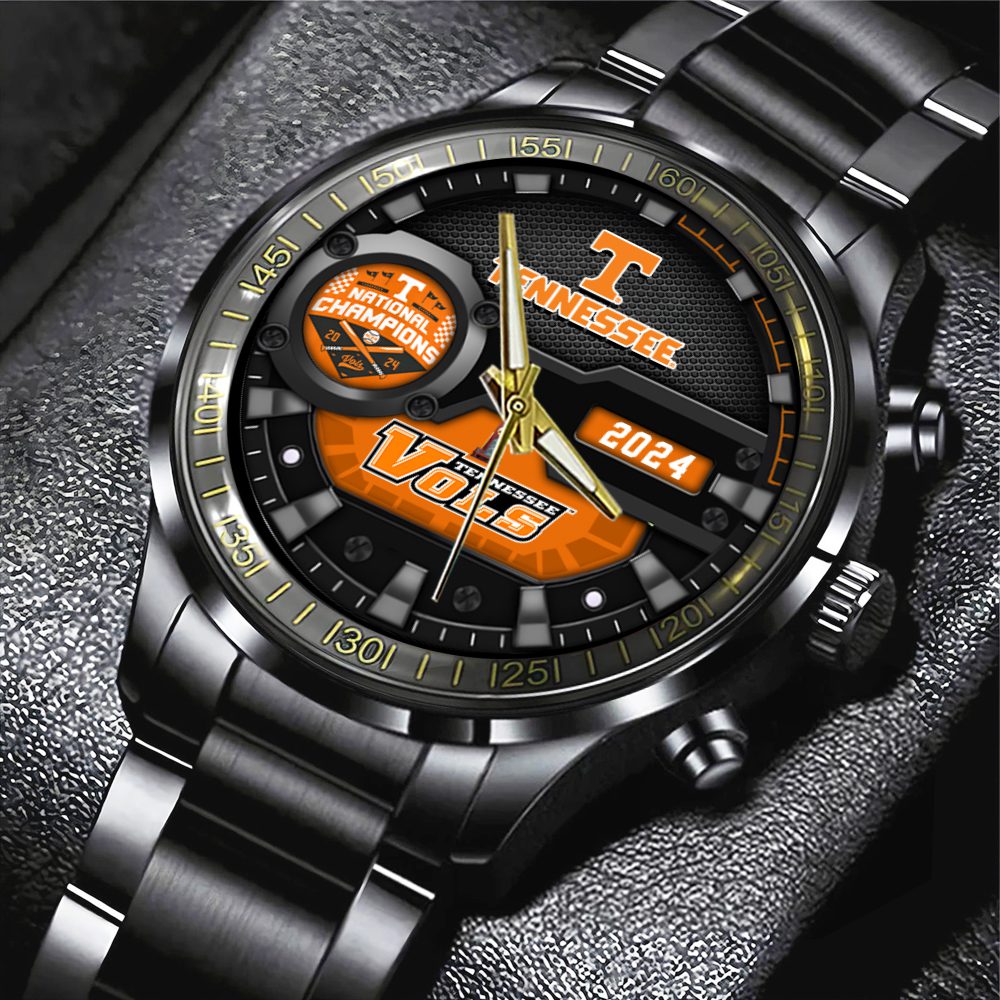 Tennessee-Baseball-Black-Fashion-Watch-FTV2028 Tennessee Baseball Black Fashion Watch FTV2028