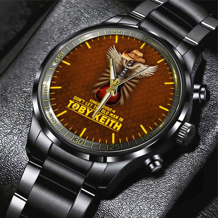 Toby-Keith-Black-Stainless-Steel-Watch-GSW1308 Toby Keith Black Stainless Steel Watch GSW1308