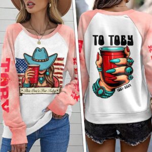 Toby Keith Round Neck Raglan Sleeve Sweatshirt GRS1004