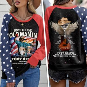 Toby Keith Round Neck Raglan Sleeve Sweatshirt GRS1014