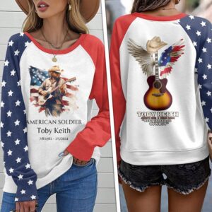 Toby Keith Round Neck Raglan Sleeve Sweatshirt GRS1020