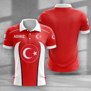 Turkey National Football Team Euro 2024 Polo Shirt