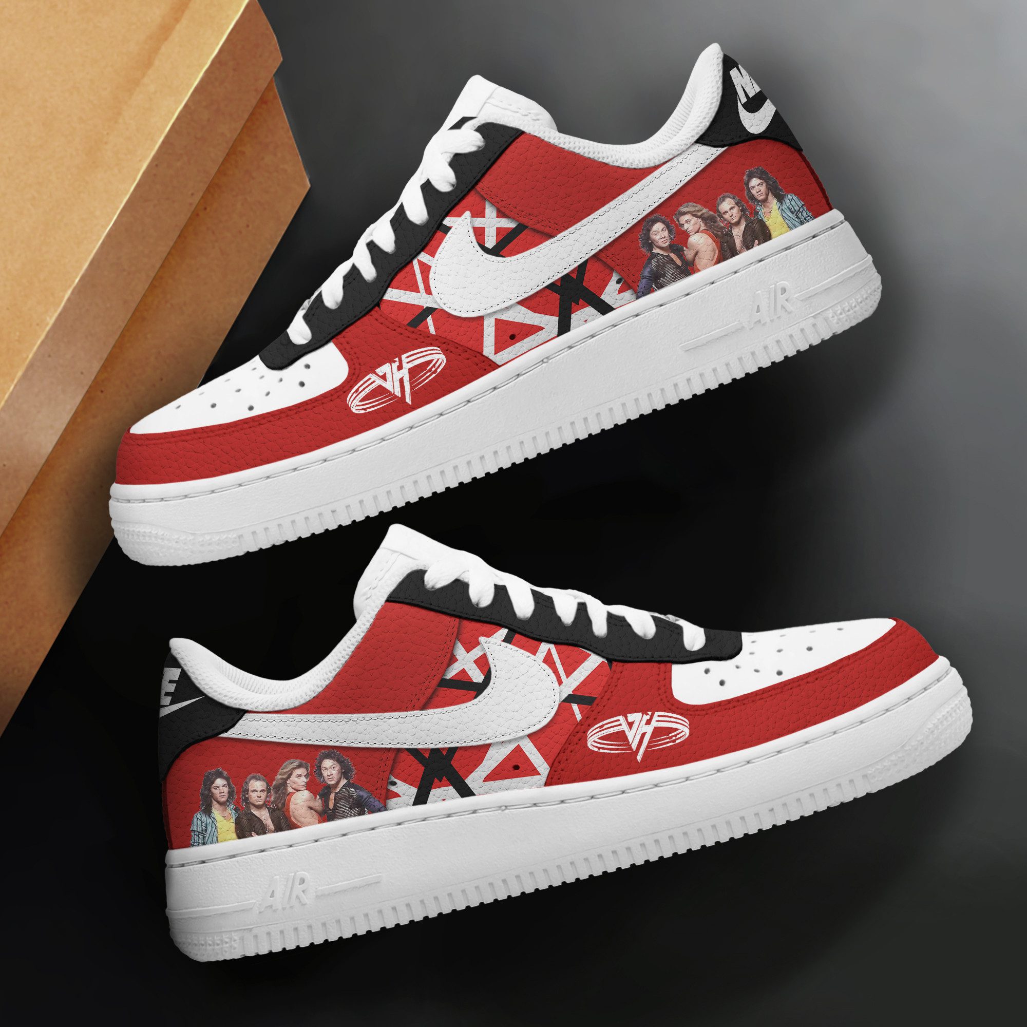 Van-Halen-Air-Low-Top-Sneakers-AF1-Limited-Shoes-ARA1114-1