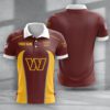 Washington Football Team Zipper Polo Shirt