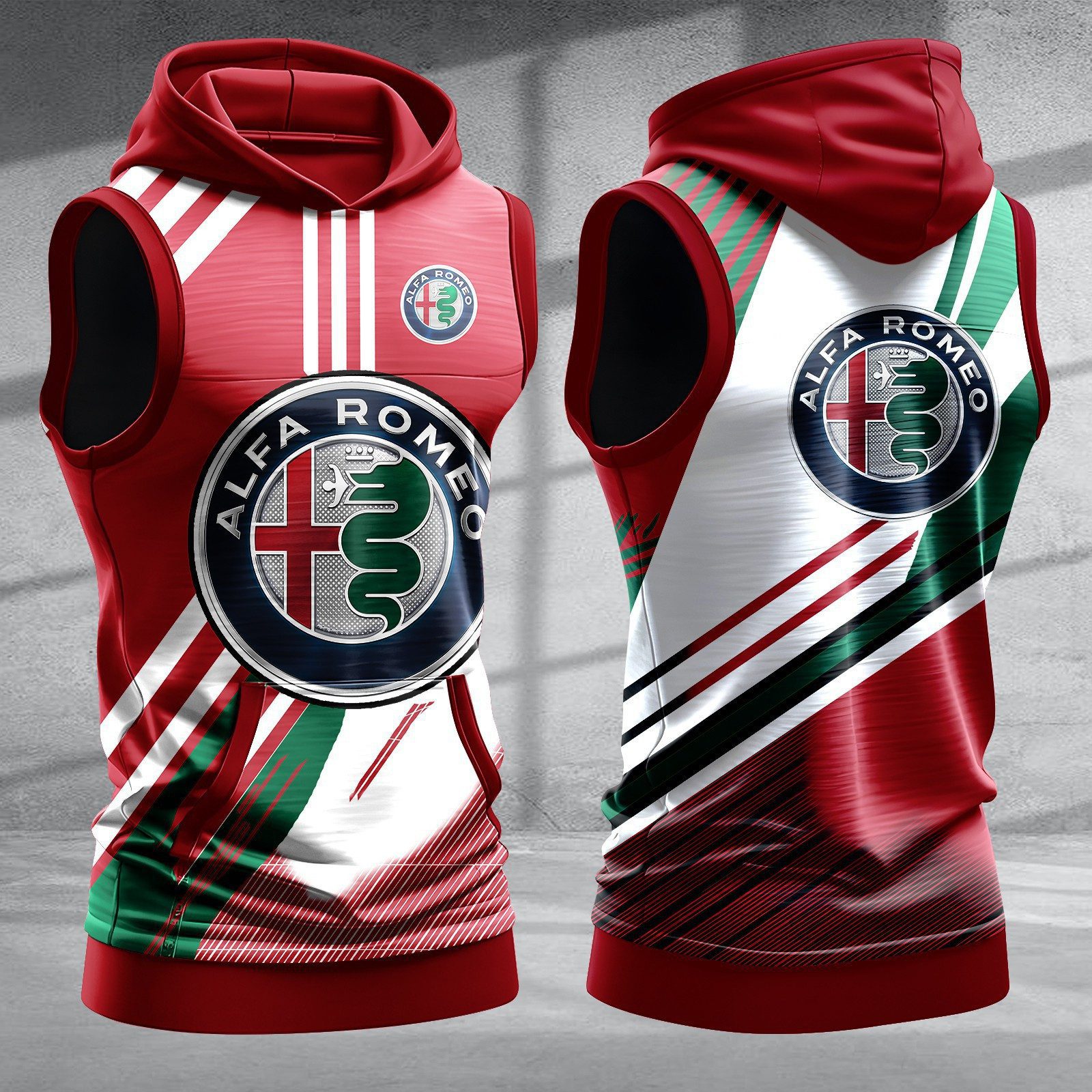 Alfa-Romeo-Men-Workout-Hoodie-Tank-Tops-WHT1380 Alfa Romeo Men Workout Hoodie Tank Tops WHT1380