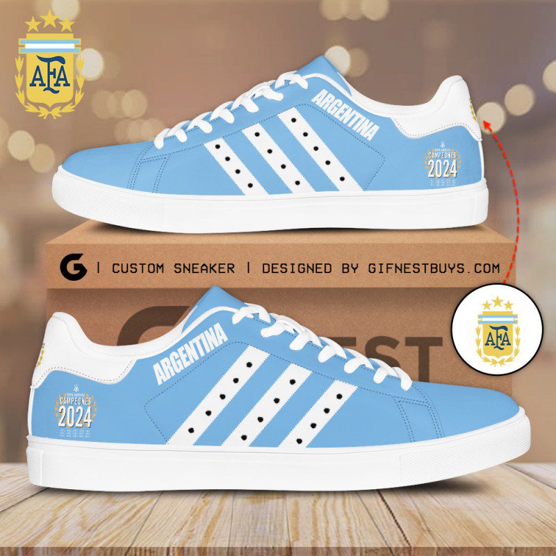Argentina-National-Football-Team-Stan-Smith-Shoes-GUD1233 Argentina National Football Team Stan Smith Shoes GUD1233