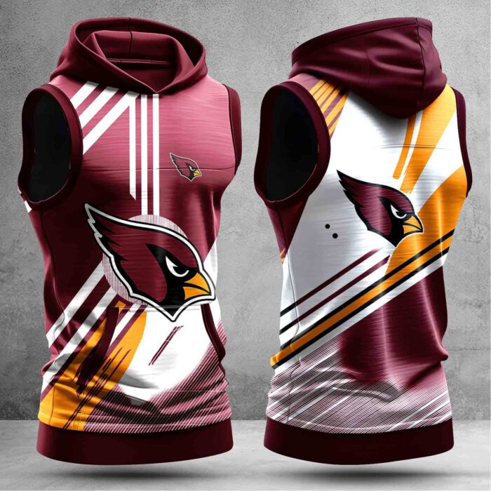 Arizona Cardinals Men Workout Hoodie Tank Tops WHT1578