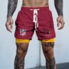 Arizona Cardinals NFL Personalized Double Layer Shorts WDS1096