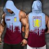 Aston Villa F.C Men Workout Hoodie Tank Tops WHT1591