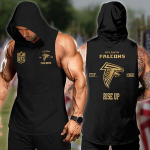 Atlanta Falcons NFL Hoodie Tanktop Custom Your Name WHT1001