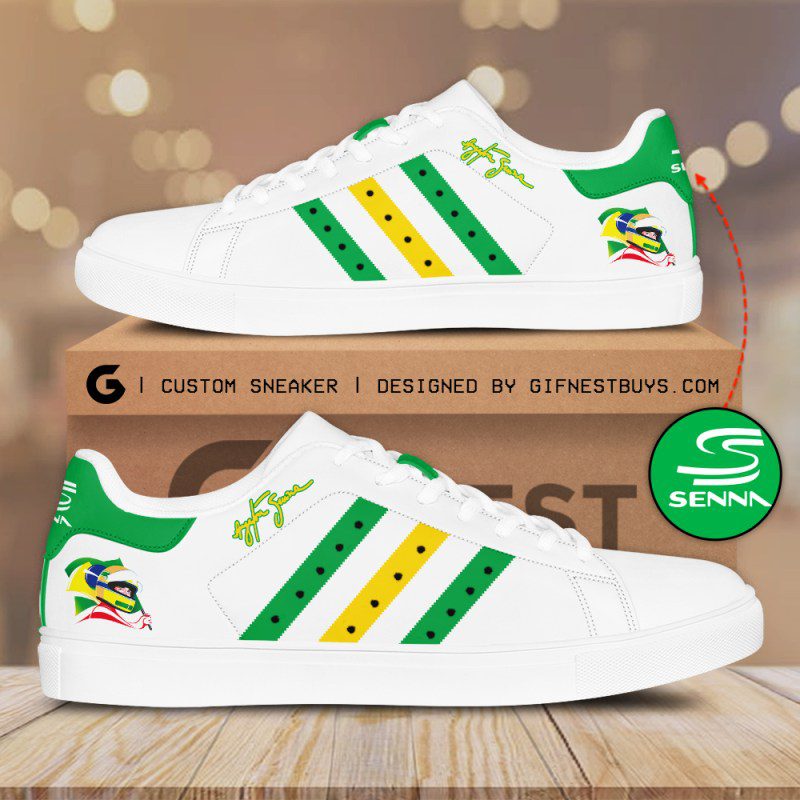 Ayrton-Senna-Stan-Smith-Shoes-GUD1231 Ayrton Senna Stan Smith Shoes GUD1231
