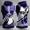 Baltimore Ravens Men Workout Hoodie Tank Tops WHT1576