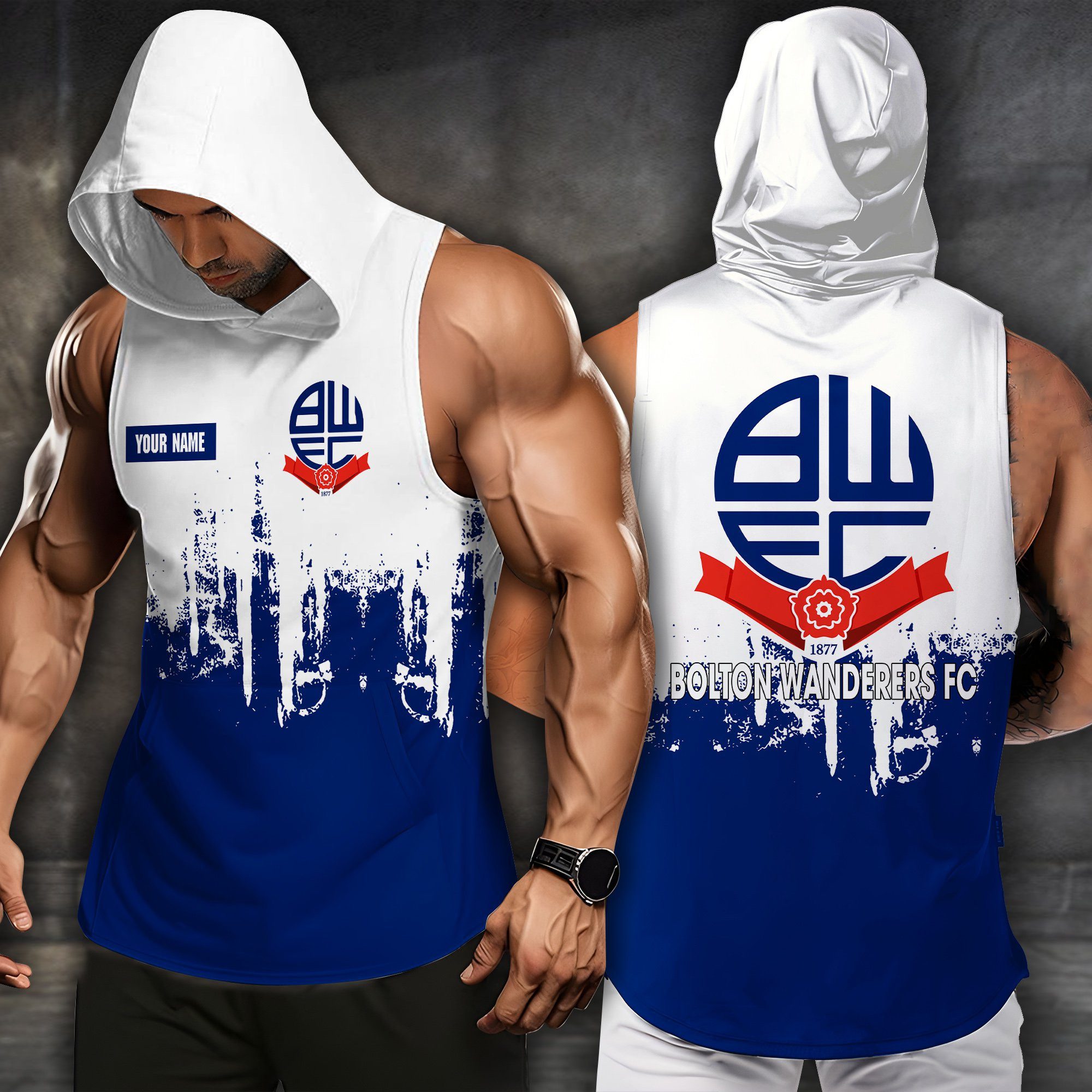 Bolton-Wanderers-Men-Workout-Hoodie-Tank-Tops-WHT1508 Bolton Wanderers Men Workout Hoodie Tank Tops WHT1508