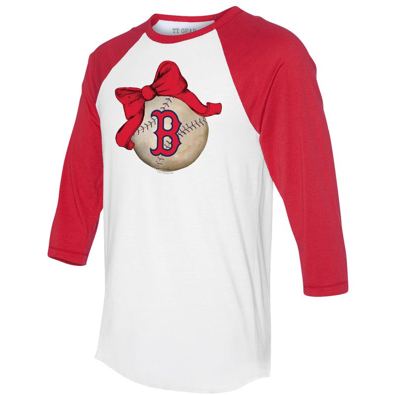 Boston-Red-Sox-Baseball-Bow-34-Red-Sleeve-Raglan-Shirt-1