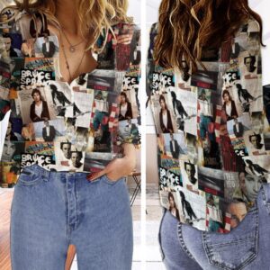 Bruce Springsteen Women Casual Shirt 3D Linen Shirt GWS1126