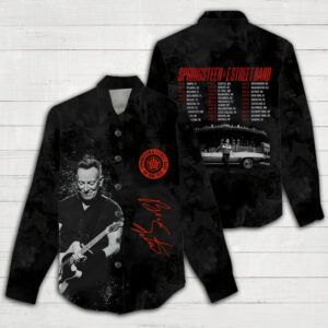 Bruce Springsteen Women Casual Shirt 3D Linen Shirt GWS1227