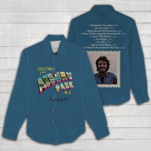 Bruce Springsteen Women Casual Shirt 3D Linen Shirt GWS1242