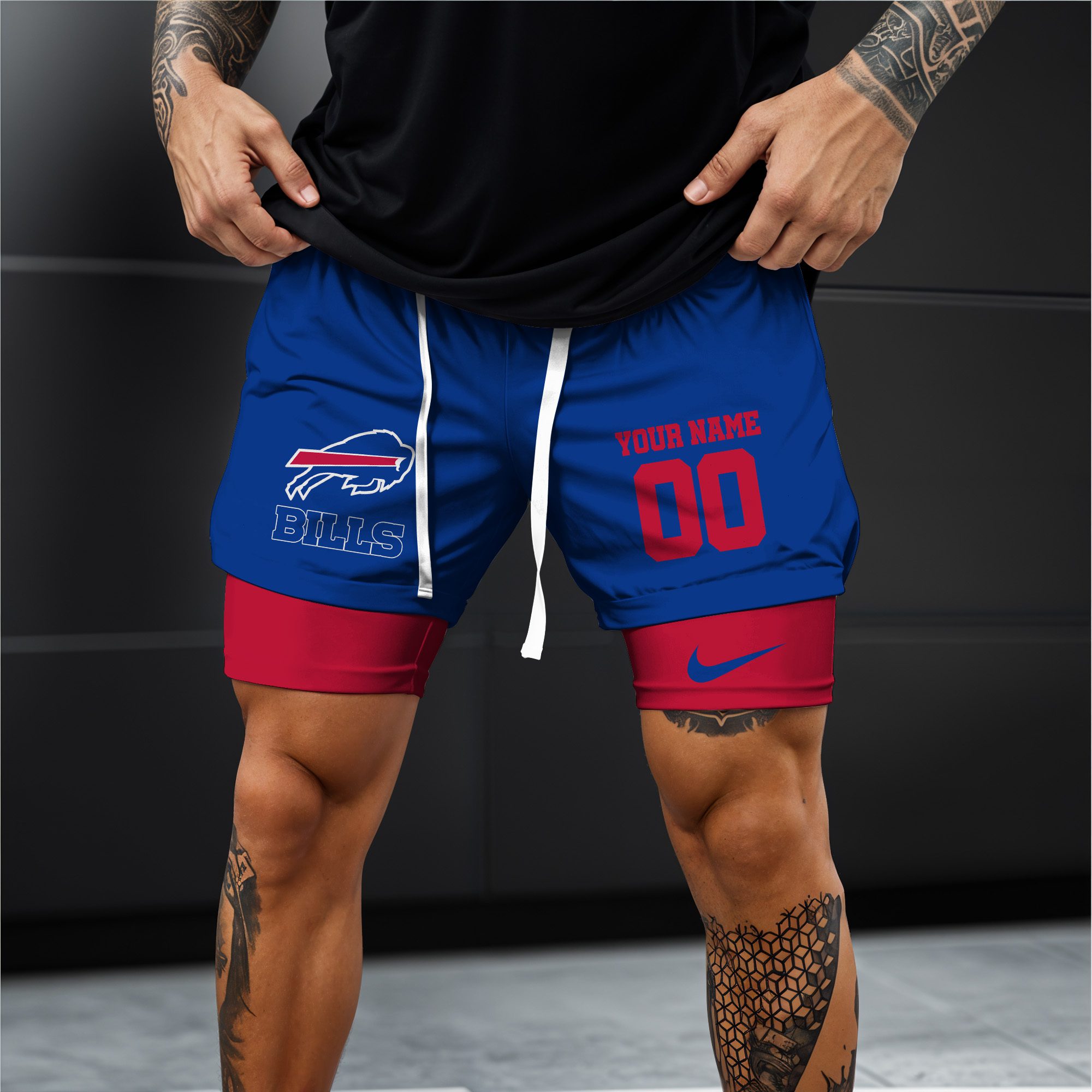 Buffalo-Bills-NFL-Double-Layer-Shorts-Custom-Your-Name-And-Number-WDS1039-1