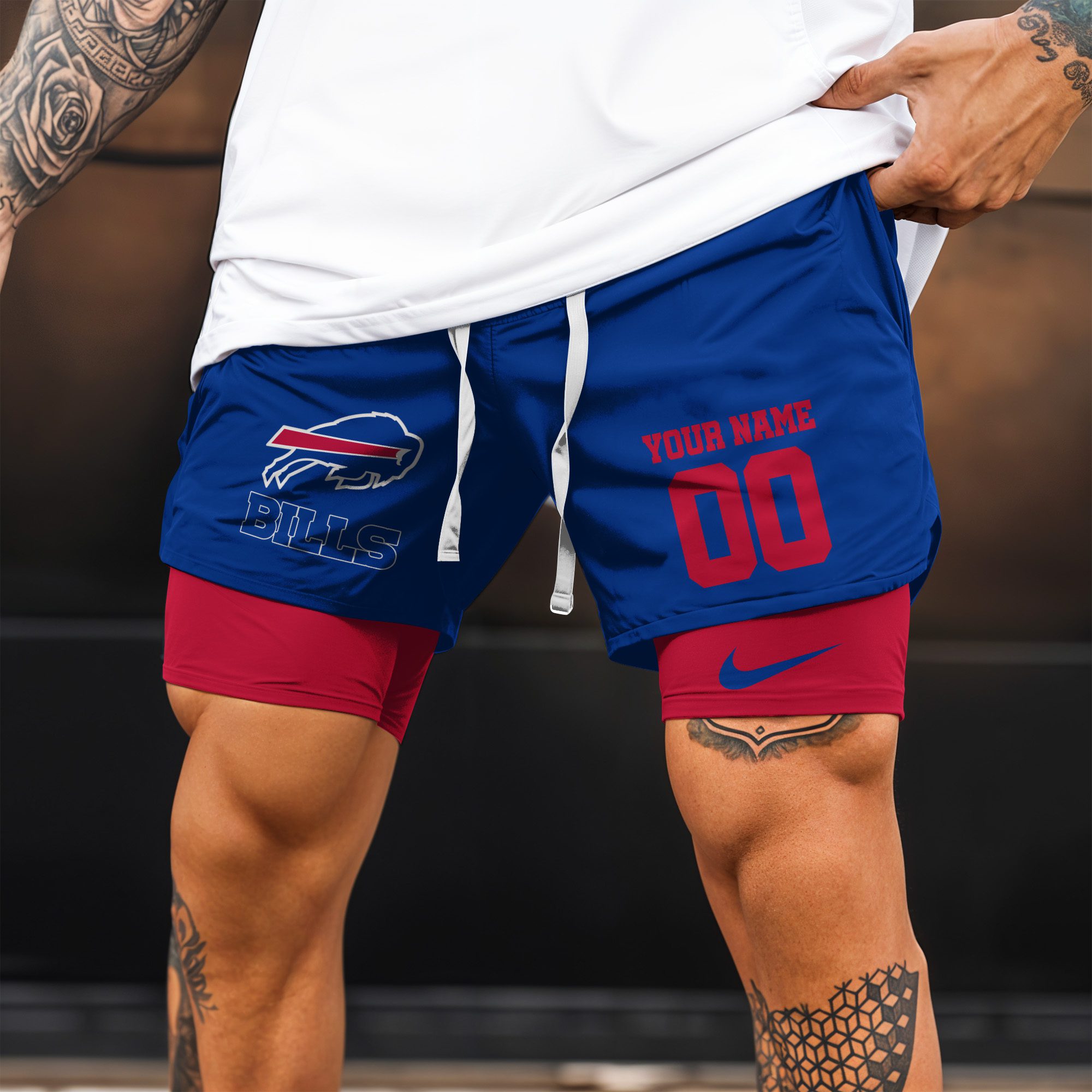 Buffalo-Bills-NFL-Double-Layer-Shorts-Custom-Your-Name-And-Number-WDS1039-2