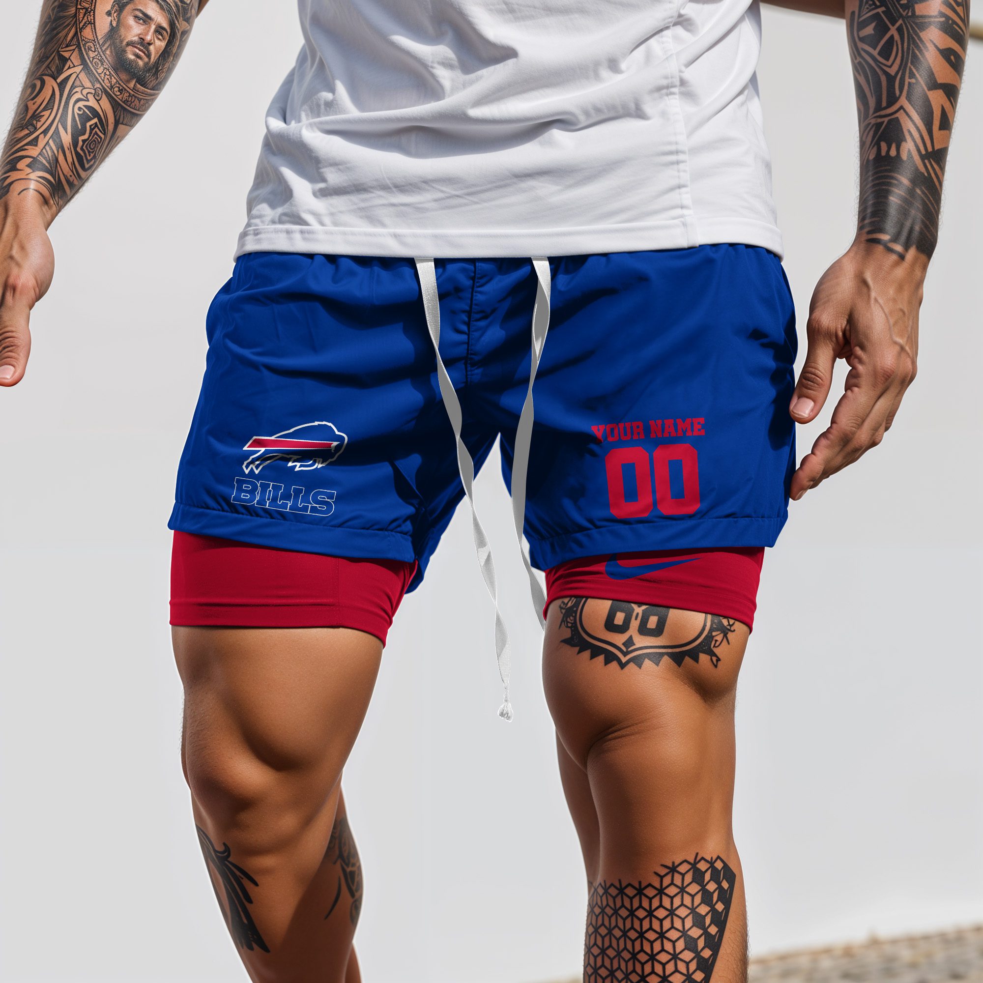 Buffalo-Bills-NFL-Double-Layer-Shorts-Custom-Your-Name-And-Number-WDS1039-3