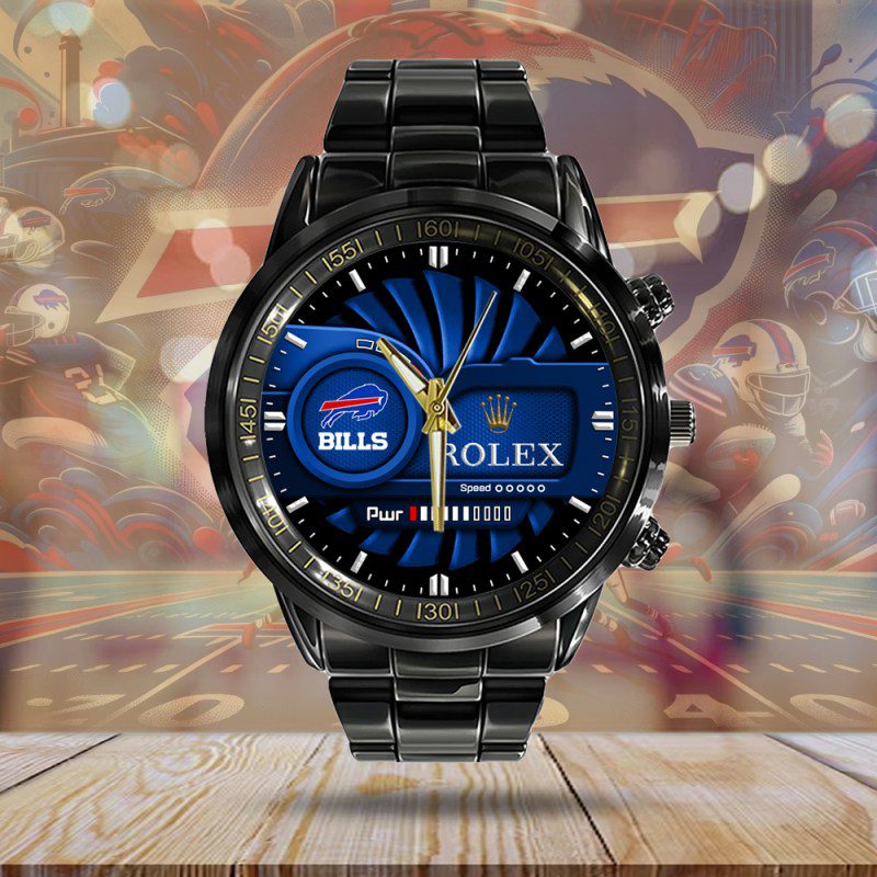 Buffalo-Bills-x-Rolex-Black-Stainless-Steel-Watch-GUD1271-1