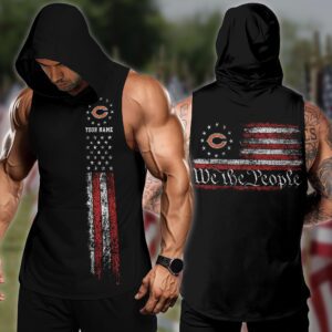 Chicago Bears NFL Hoodie Tanktop Custom Your Name Independence Day Gifts WHT1132