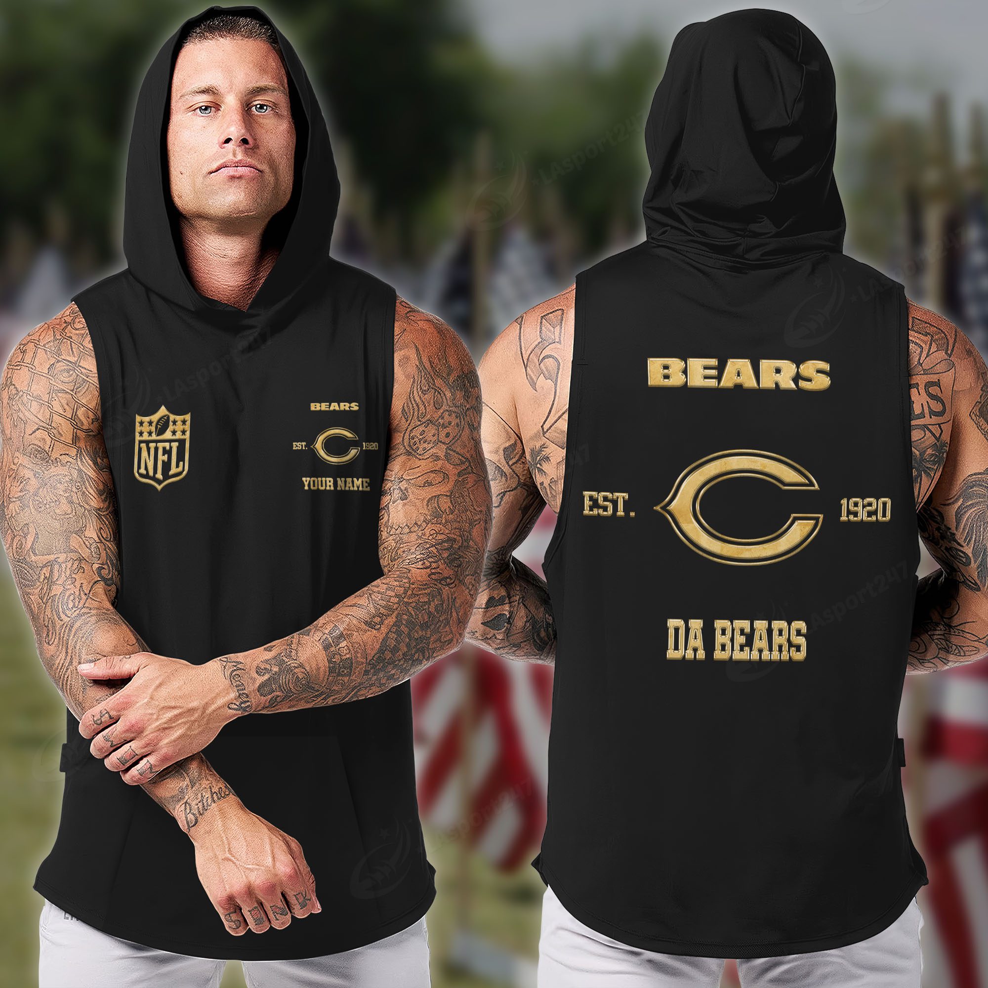 Chicago-Bears-NFL-Hoodie-Tanktop-Custom-Your-Name-WHT1006-1
