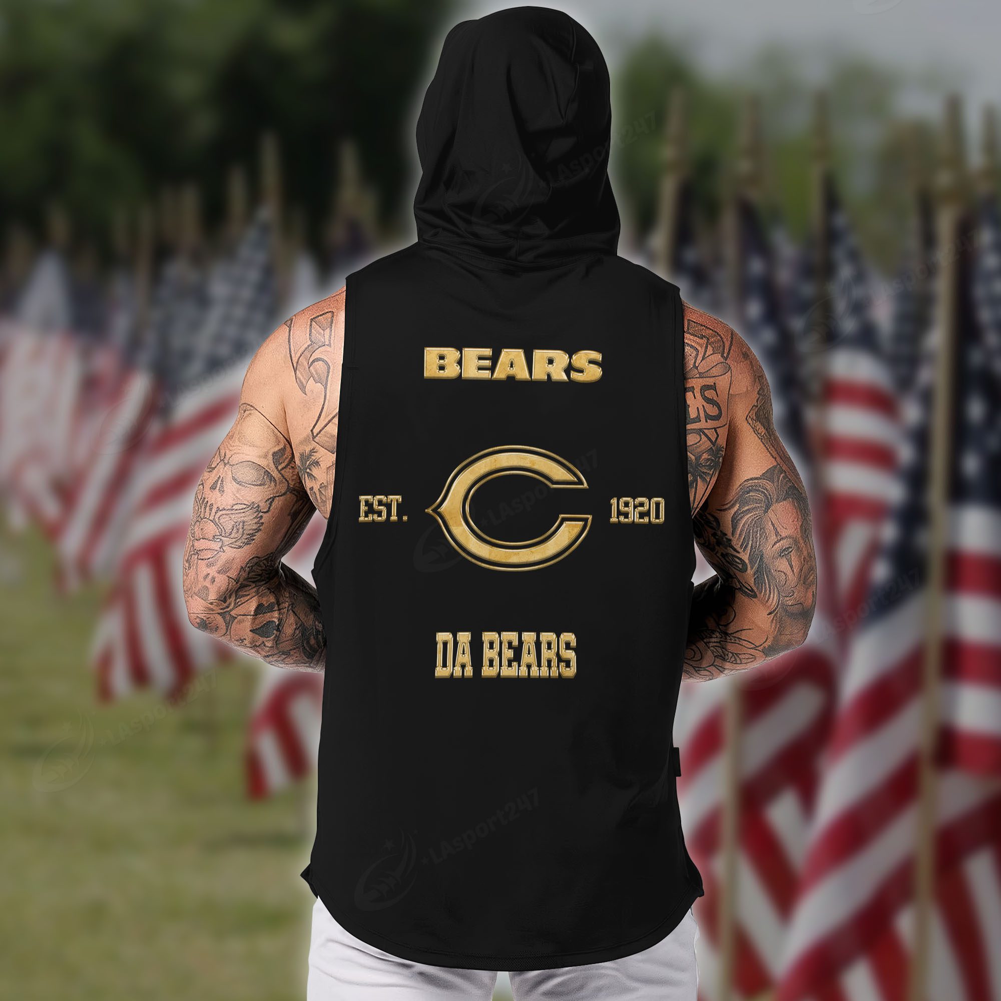 Chicago-Bears-NFL-Hoodie-Tanktop-Custom-Your-Name-WHT1006-3