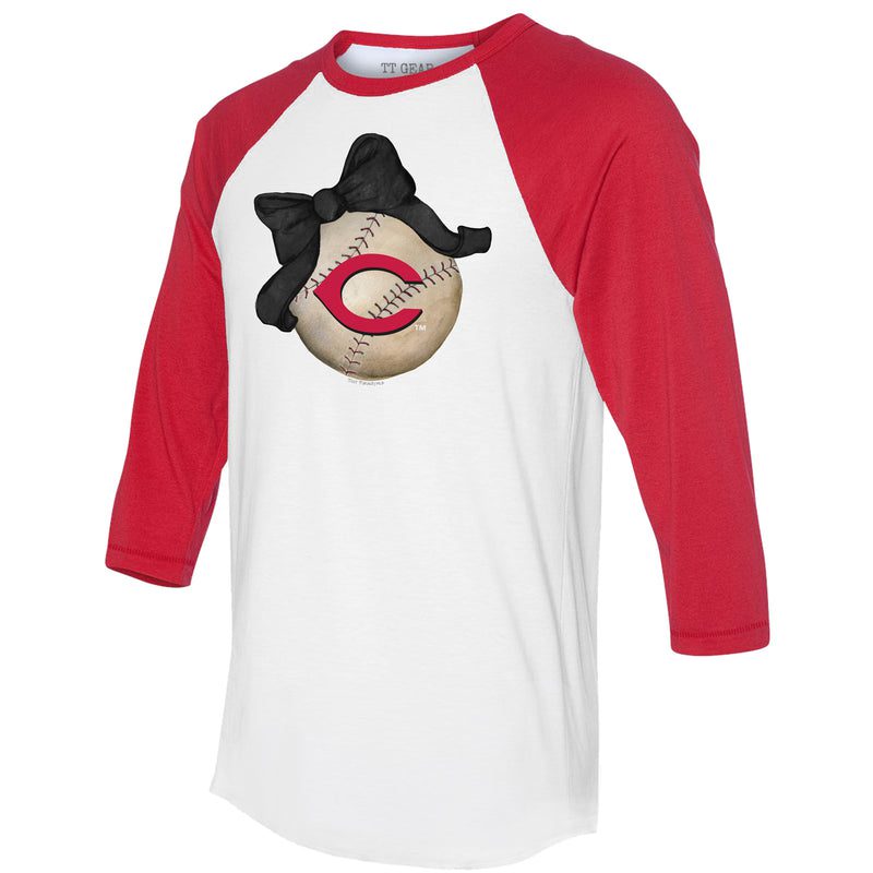 Cincinnati-Reds-Baseball-Bow-34-Red-Sleeve-Raglan-Shirt-1