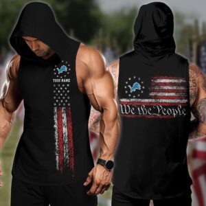 Detroit Lions NFL Hoodie Tanktop Custom Your Name Independence Day Gifts WHT1137