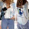Elvis Presley Women Casual Shirt 3D Linen Shirt GWS1180