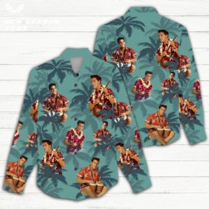 Elvis Presley Women Casual Shirt 3D Linen Shirt GWS1211