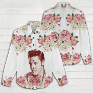 Elvis Presley Women Casual Shirt 3D Linen Shirt GWS1214