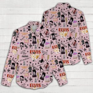 Elvis Presley Women Casual Shirt 3D Linen Shirt GWS1222