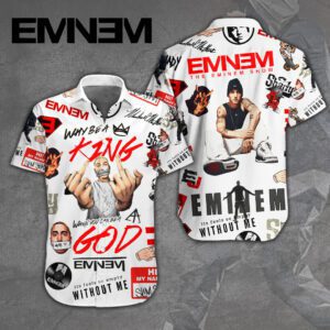 Eminem Short Sleeve Dress Shirt GUD1204