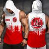 Fleetwood Town F.C Men Workout Hoodie Tank Tops WHT1475