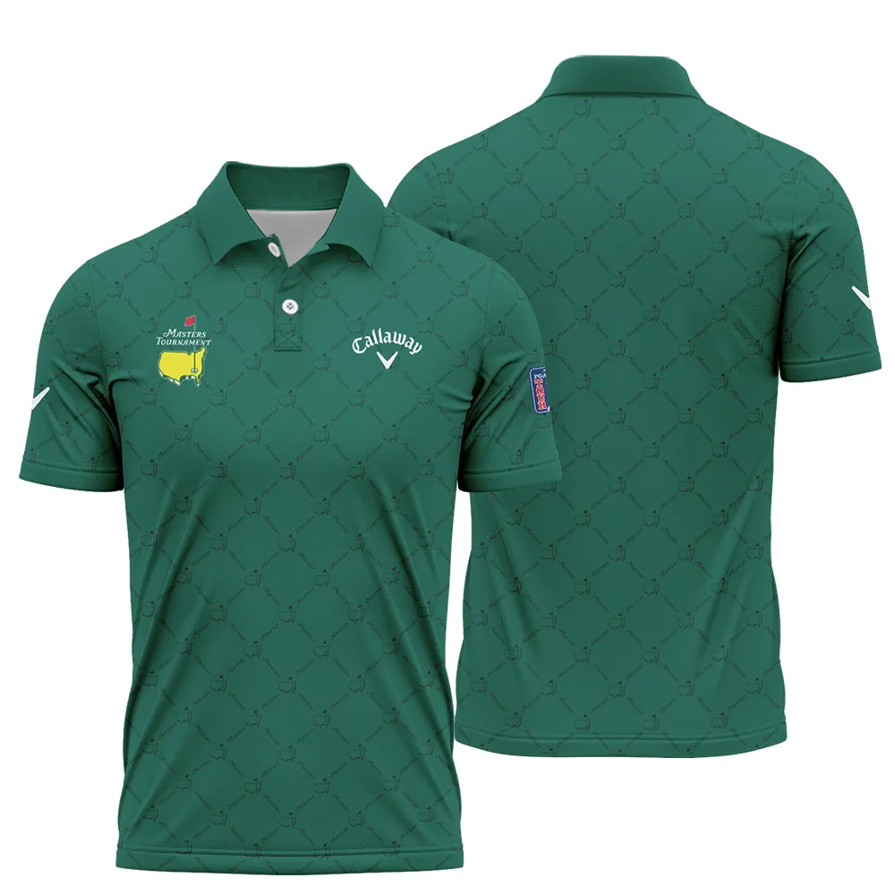 Golf Sport Pattern Color Green Mix Black Masters Tournament Callaway Polo Shirt Style Classic PLK1228