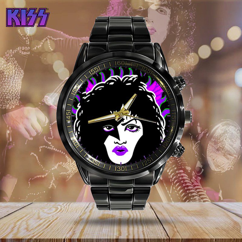 Kiss-Band-Black-Stainless-Steel-Watch-GUD1278-1