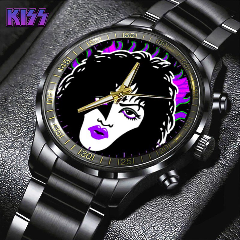 Kiss-Band-Black-Stainless-Steel-Watch-GUD1278 Kiss Band Black Stainless Steel Watch GUD1278