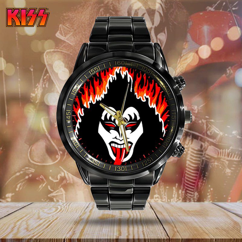Kiss-Band-Black-Stainless-Steel-Watch-GUD1279-1