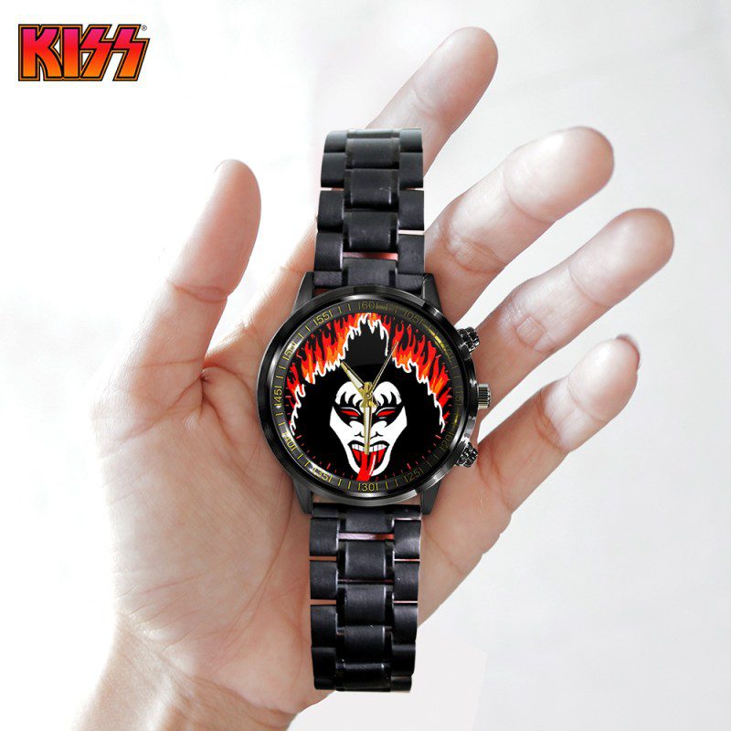 Kiss-Band-Black-Stainless-Steel-Watch-GUD1279-2