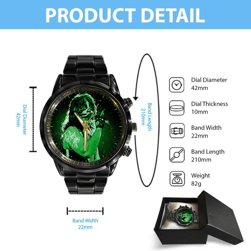 Kiss-Band-Black-Stainless-Steel-Watch-GUD1285-3