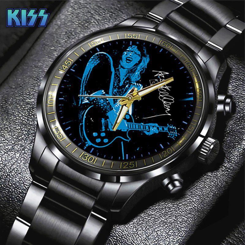 Kiss-Band-Black-Stainless-Steel-Watch-GUD1287 Kiss Band Black Stainless Steel Watch GUD1287
