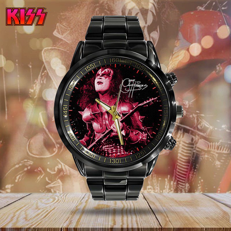 Kiss-Band-Black-Stainless-Steel-Watch-GUD1289-1