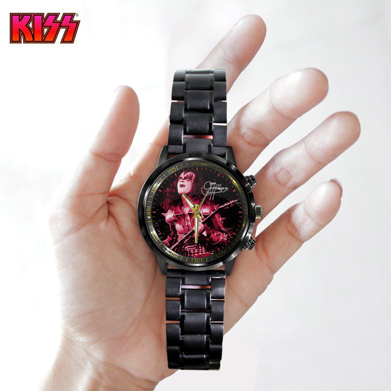 Kiss-Band-Black-Stainless-Steel-Watch-GUD1289-2