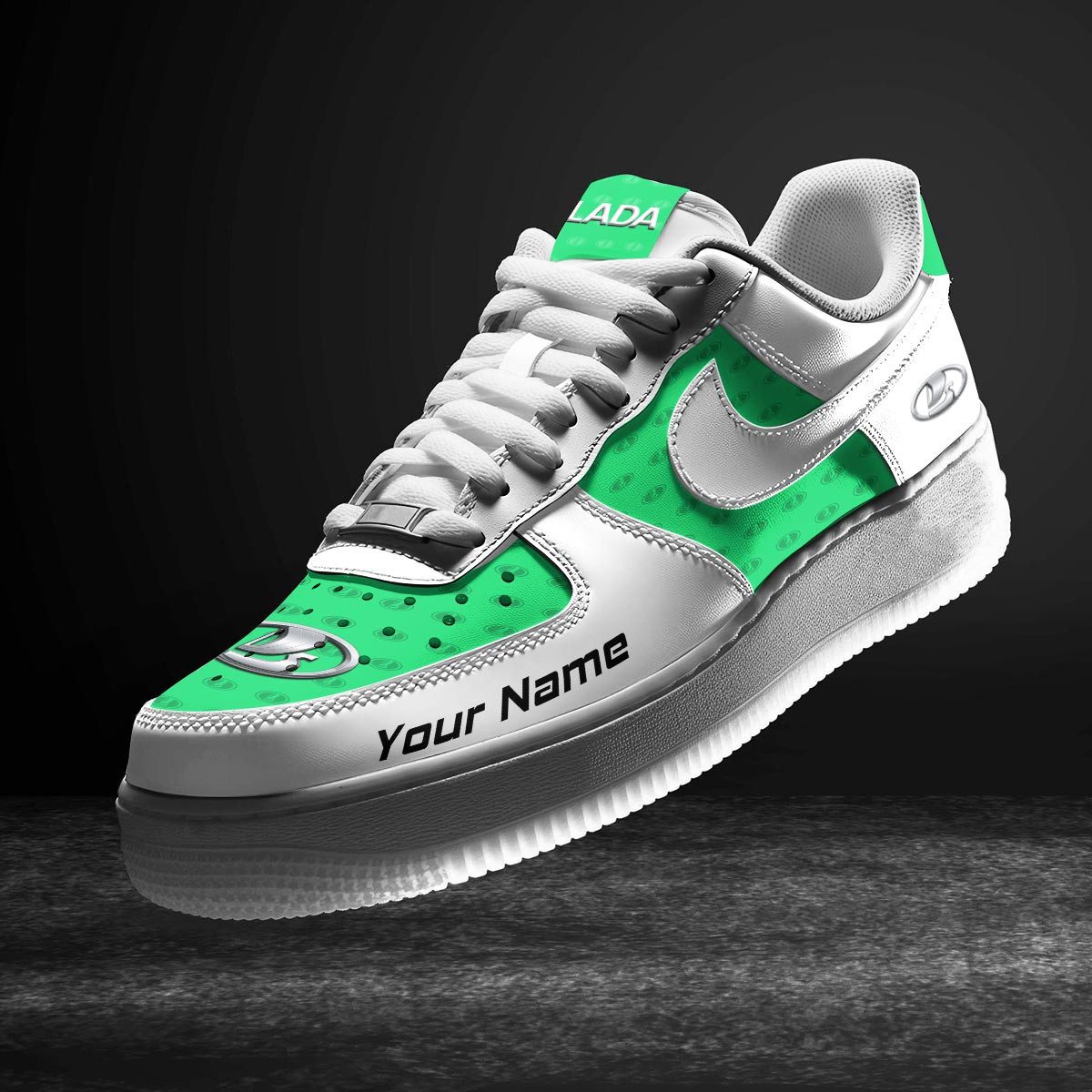 Lada-Light-Green-Air-Force-1-Sneakers-AF1-Limited-Shoes-For-Cars-Fan-LAF2682 Lada Light Green Air Force 1 Sneakers AF1 Limited Shoes For Cars Fan LAF2682