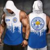 Leicester City F.C Men Workout Hoodie Tank Tops WHT1470
